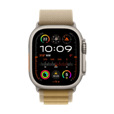 Apple Watch Ultra 2 GPS+LTE 49mm Natural Titanium Case | BITĖ 1
