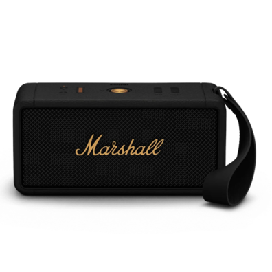 Marshall Portable Bluetooth Speaker Middleton Black/Gold (740070) | BITĖ 2