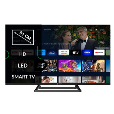 eSTAR 32" 2K LED Smart TV LEDTV32A3T2 | BITĖ 1