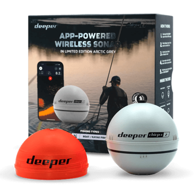 Deeper Smart Sonar CHIRP+ 2 Arctic Grey | BITĖ