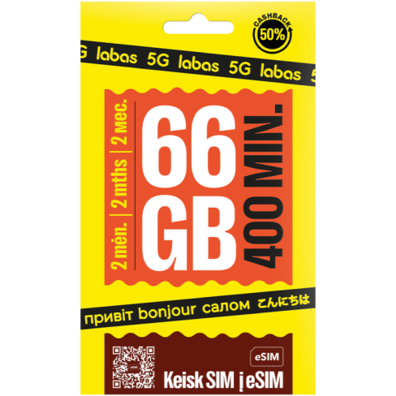 66 GB pakuotė