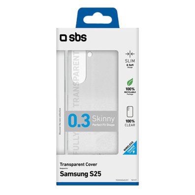 Samsung Galaxy S25 Skinny Cover By SBS Transparent | BITĖ 2