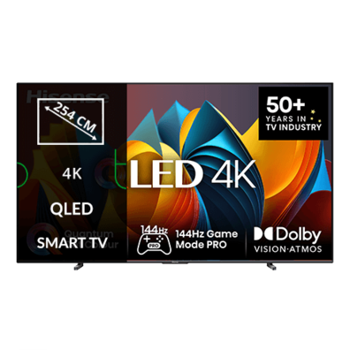 Hisense 100" 4K QLED Smart TV 100E7NQ | BITĖ 1