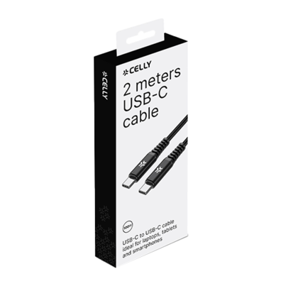 USB-C to USB-C Cable 100W 2m By Celly | BITĖ