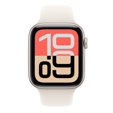 Apple Watch SE 3 GPS + Cellular 40mm Starlight Aluminium Case with Starlight Sport Band - S/M | BITĖ 1