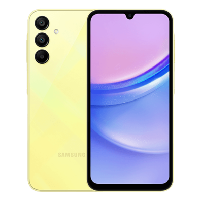 (Ret) Mob. tel. Samsung Galaxy A15 4G 4GB + 128GB DS Yellow (SM-A155F) | BITĖ 1