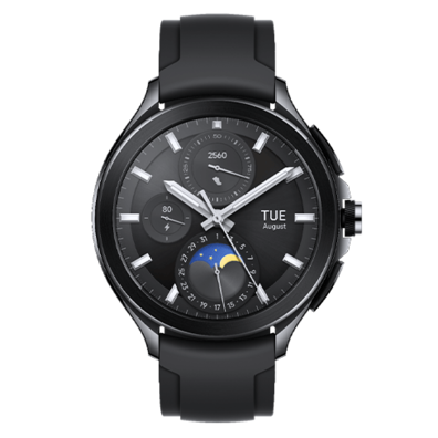 (Ret) Xiaomi Watch 2 Pro LTE Black Case with Black Fluororubber Strap (BHR7208GL) | BITĖ