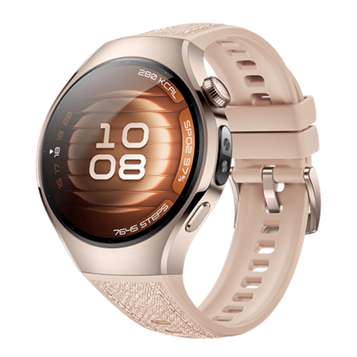 Huawei Watch 5 LTE 42mm Titanium Beige Case with Stellar Beige Leather strap (Soc-L29L) | BITĖ 2