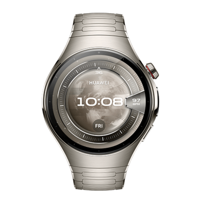 Huawei Watch 5 LTE 46mm Titanium Space Silver with Space Silver Titanium strap (Rates-L29M) | BITĖ 1