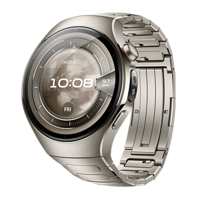 Huawei Watch 5 LTE 46mm Titanium Space Silver with Space Silver Titanium strap (Rates-L29M) | BITĖ 2