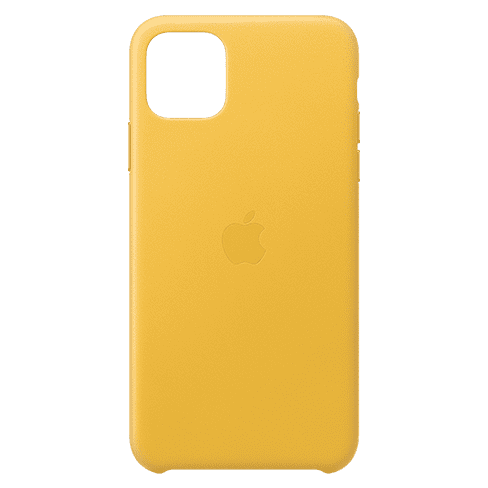 Apple iPhone 11 Pro Max чехол (Leather Cover Meyer) | Lemon 1 img.