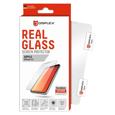 Apple iPhone XR/11 защитное стекло (Displex Real Glass Transparent)