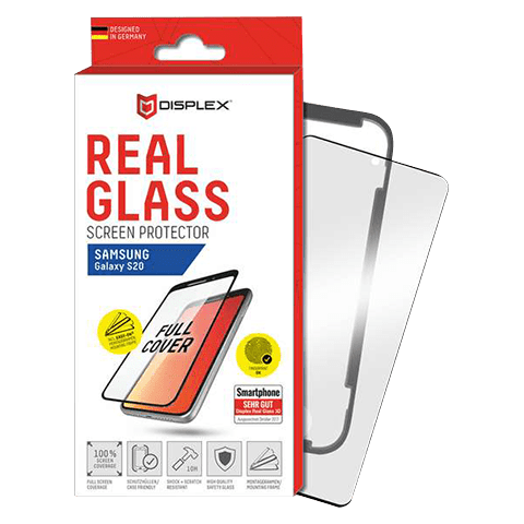 Samsung Galaxy S20 aizsargstikliņš (Displex Real Glass 3D Black)