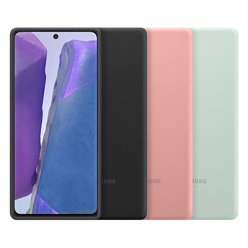 Samsung Galaxy Note20 aizsargvāciņš (Silicone Case) Brūns 2 img.