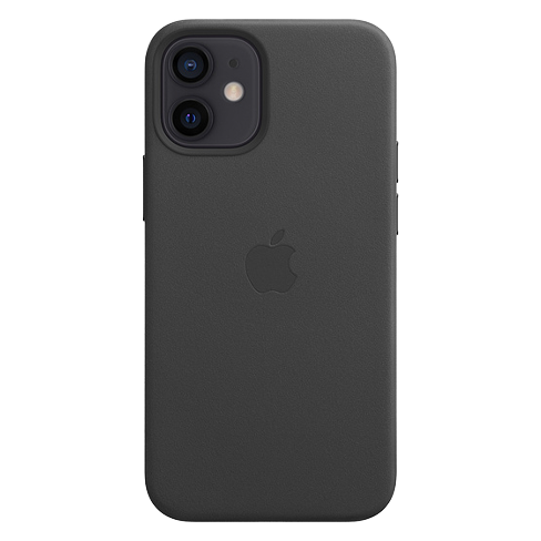 iPhone 12 mini чехол (Leather Case MagSafe)