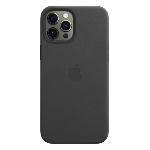 iPhone 12/12 Pro чехол (Leather Case MagSafe)