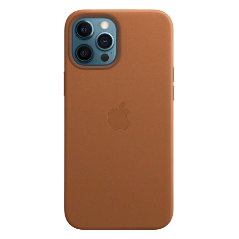 iPhone 12 Pro Max чехол (Leather Case MagSafe)