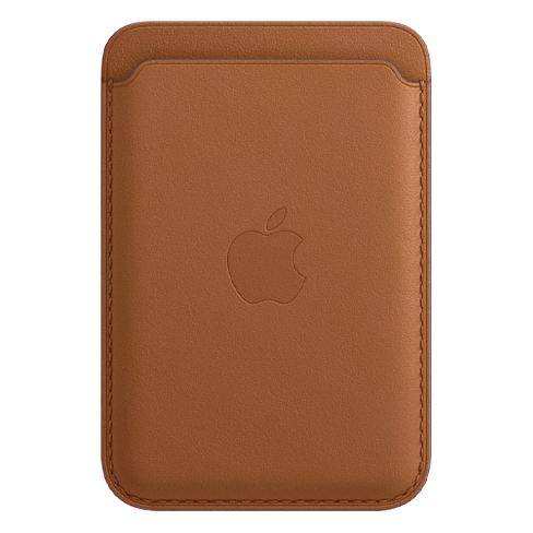 Apple iPhone кошелёк (Leather Wallet MagSafe) Коричневый 1 img.
