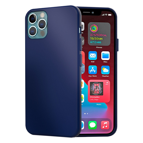 So Seven Apple iPhone 12 Pro Max aizsargvāciņš (Silicone Mag Cover) Tumši zils 1 img.