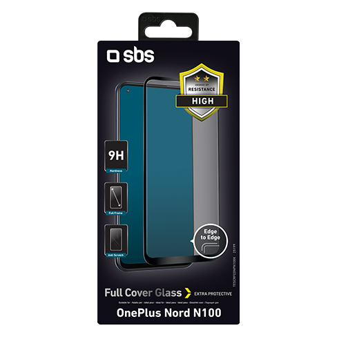 OnePlus Nord N100 защитное стекло (Full Cover Screen Glass)