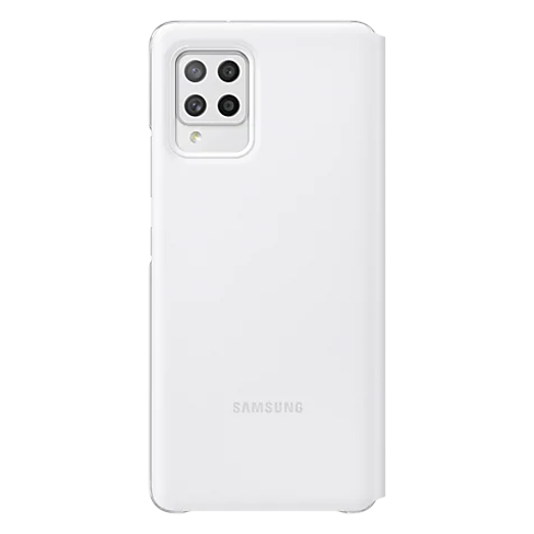 Samsung Galaxy A42 aizsargvāciņš (Smart S View Case) Balts 3 img.