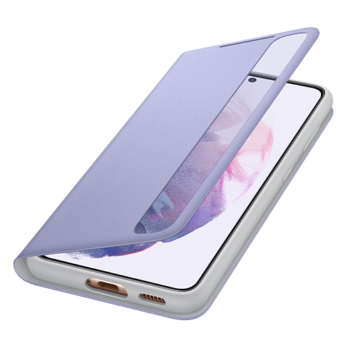 Samsung Galaxy S21 чехол(Smart Clear View Case (EE)) Фиолетовый 5 img.