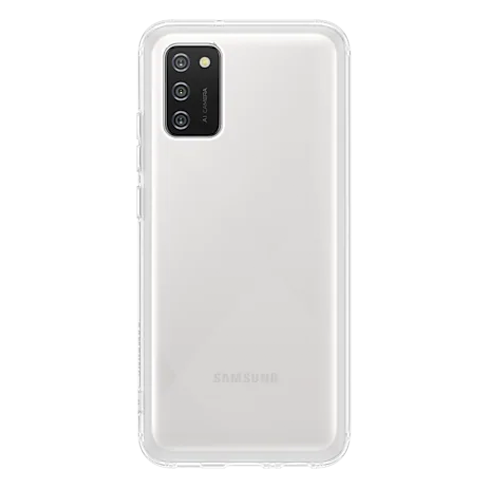 Samsung Galaxy A02s чехол (Soft Clear Cover) Прозрачный 1 img.