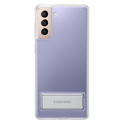 Samsung Galaxy S21+ чехол(Clear Standing Cover) Прозрачный 3 img.