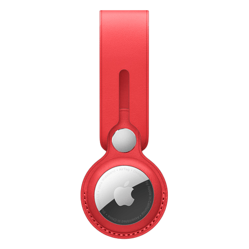 Apple AirTag Leather Loopкожаная застежка-петля Красный 1 img.