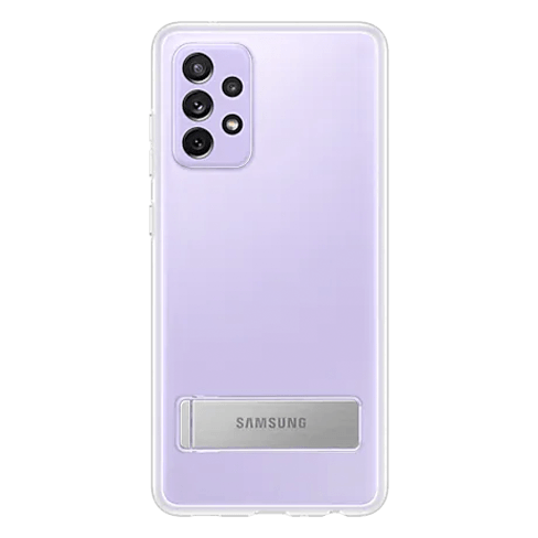 Samsung Galaxy A72 aizsargvāciņš (Clear Standing Cover) Caurspīdīgs 1 img.