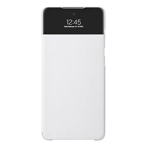 Samsung Galaxy A72 aizsargvāciņš (Smart S View Wallet Case (EE)) Balts 1 img.