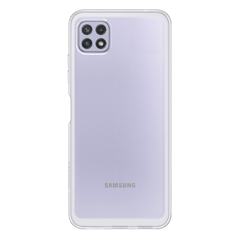Samsung Galaxy A22 5G aizsargvāciņš (Soft Clear Cover) Caurspīdīgs 3 img.