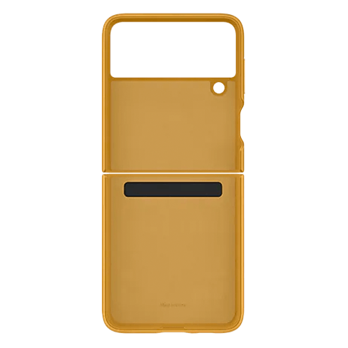 Samsung Galaxy Flip3 5G чехол (Leather Cover) Жёлтый 4 img.