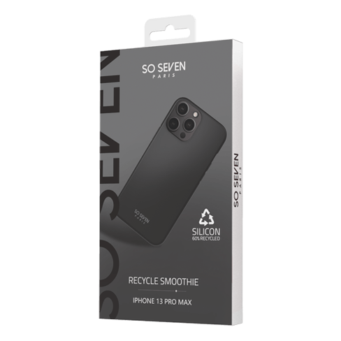 So Seven Apple iPhone 13 Pro Max aizsargvāciņš (Smoothie Silicone Cover) Melns 1 img.