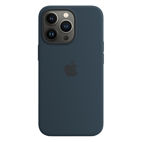 Apple iPhone 13 Pro чехолSilicone Case with MagSafe) Тёмно-синий 1 img.