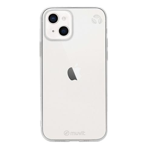 Muvit Apple iPhone 13 aizsargvāciņš (Recycletek Soft Cover) Caurspīdīgs 1 img.