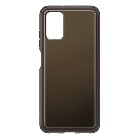 Samsung Galaxy A03s aizsargvāciņš(Soft Clear Cover) Melns 2 img.