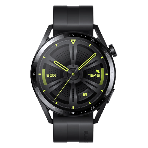 Huawei Watch GT 3 46mmFluoroelastomer Strap Чёрный 1 img.