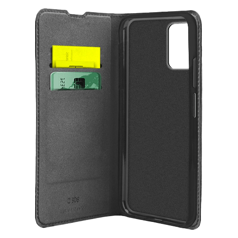 SBS Xiaomi Redmi Note 10 5G/Poco M3 Pro 5G aizsargvāciņš (Wallet Case) Melns 2 img.