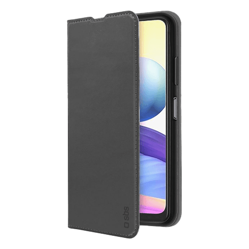 SBS Xiaomi Redmi Note 10 5G/Poco M3 Pro 5G aizsargvāciņš (Wallet Case) Melns 1 img.