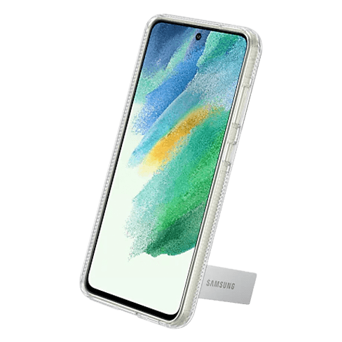 Samsung Samsung Galaxy S21 FE aizsargvāciņš (Clear Standing Cover Transparent) 4 img.