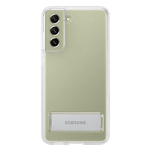  Samsung Galaxy S21 FE чехол (Clear Standing Cover Transparent) 1 img.