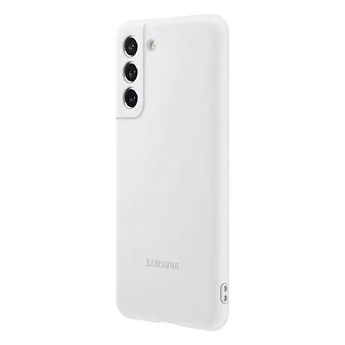 Samsung Samsung Galaxy S21 FE aizsargvāciņš (Silicone Cover) Balts 2 img.