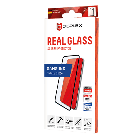 Samsung Galaxy S22+ защитное стекло (Full Cover 3D Glass)