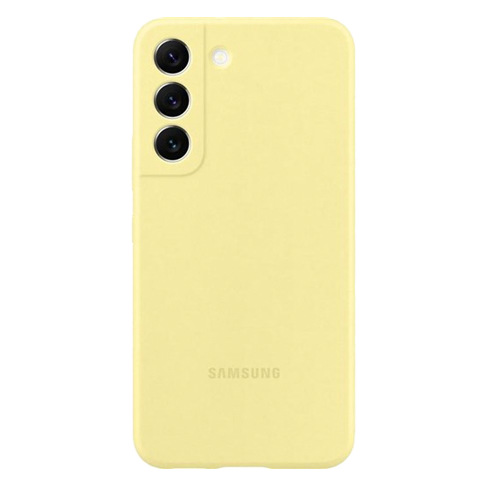 Samsung Galaxy S22 чехол (Silicone Cover) Жёлтый 1 img.
