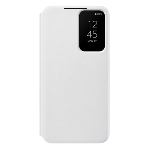 Samsung Galaxy S22 aizsargvāciņš (Smart Clear View Cover) Balts 2 img.