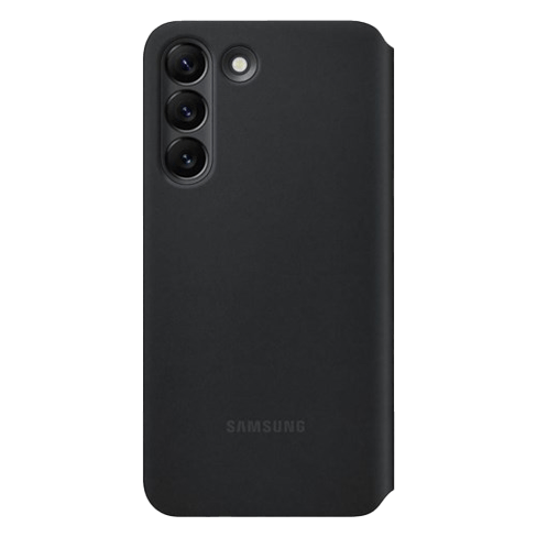 Samsung Galaxy S22 aizsargvāciņš (Smart Clear View Cover) Melns 1 img.