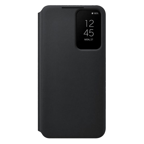 Samsung Galaxy S22 aizsargvāciņš (Smart Clear View Cover) Melns 2 img.