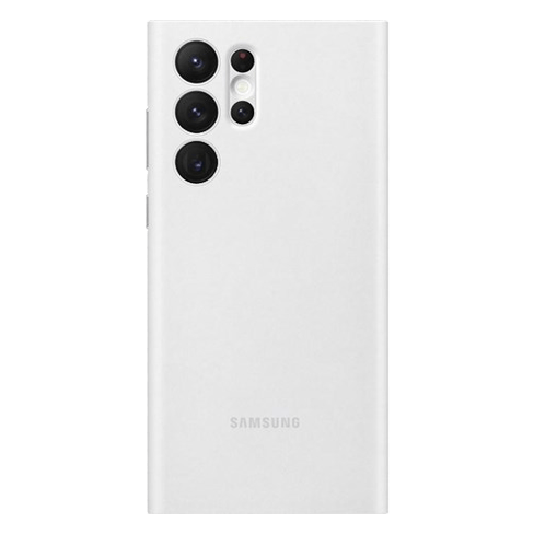 Samsung Galaxy S22 Ultra aizsargvāciņš (Smart Clear View Cover) Balts 1 img.