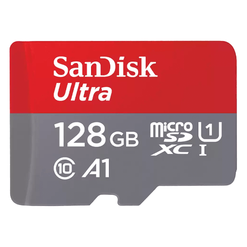 SanDisk Ultra MicroSDXC 128 GB + SD Adapter 120MB/s A1 128 GB 2 img.